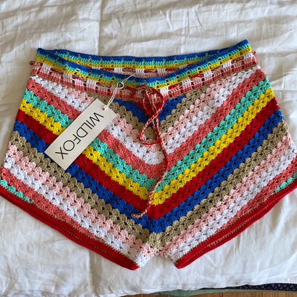 Wildfox Pants - WILDFOX crochet 🧶 shorts.